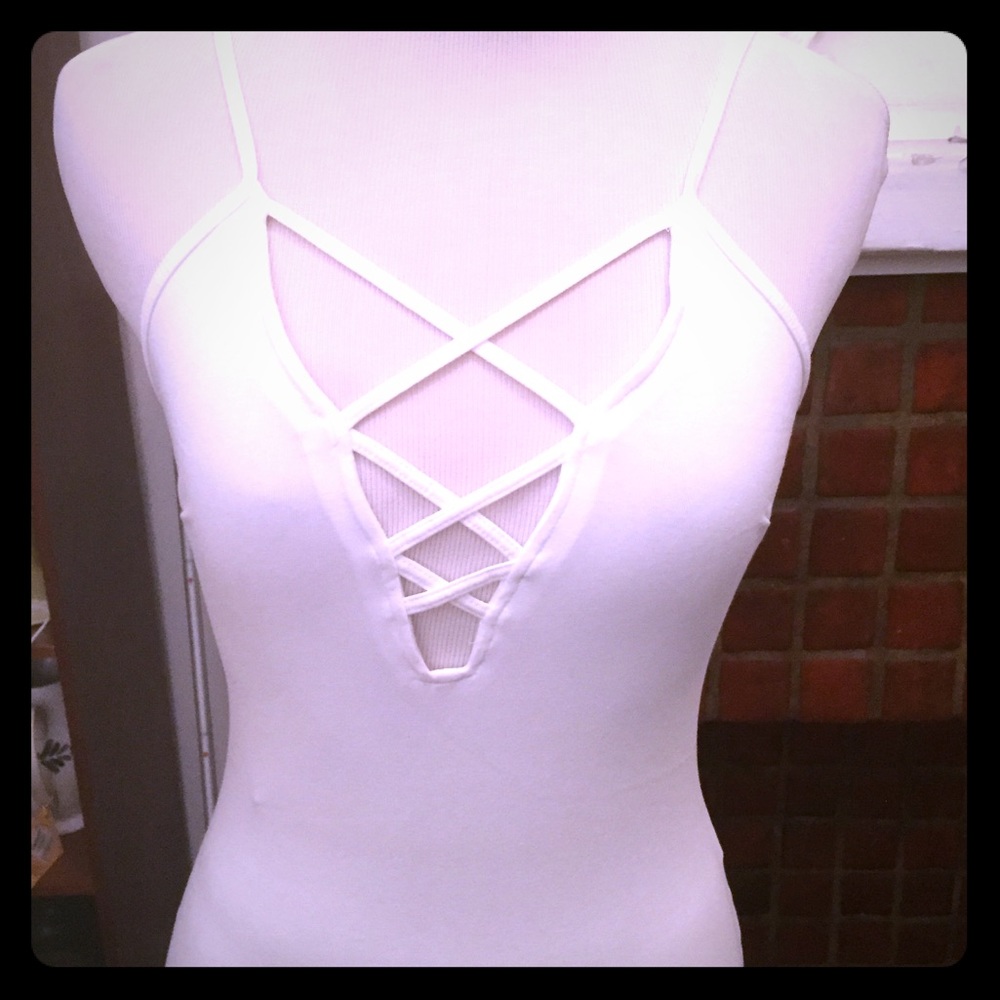 Stretch sleeveless top